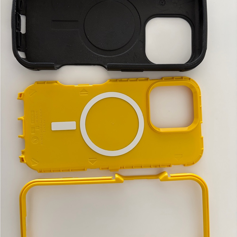 Yellow and Black Phone Case Set